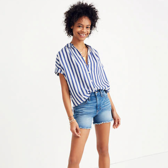 Madewell Tops - Madewell | Central Shirt in Shea Stripe